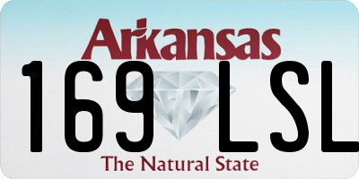 AR license plate 169LSL
