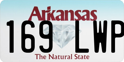 AR license plate 169LWP