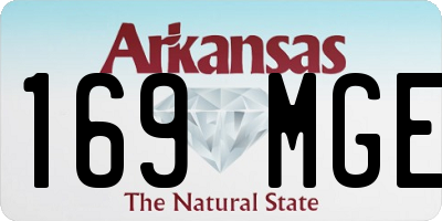 AR license plate 169MGE