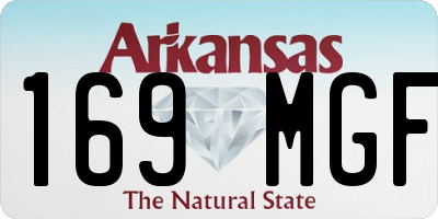 AR license plate 169MGF