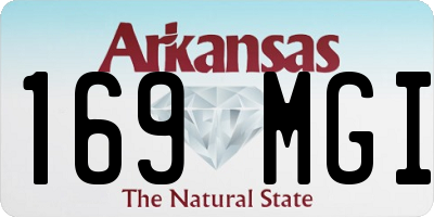 AR license plate 169MGI