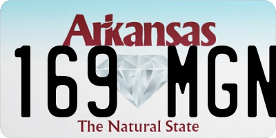 AR license plate 169MGN