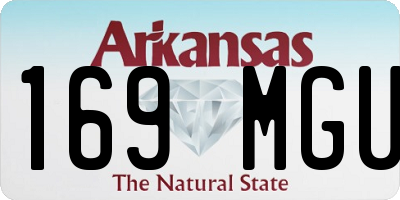AR license plate 169MGU