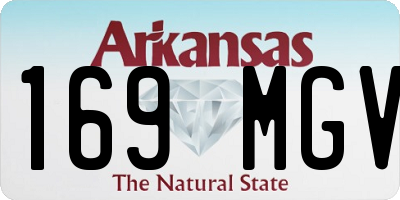 AR license plate 169MGV