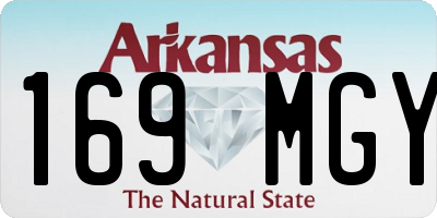 AR license plate 169MGY
