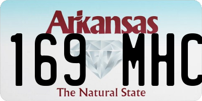 AR license plate 169MHC