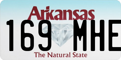 AR license plate 169MHE