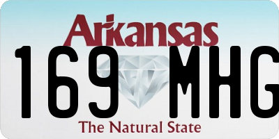 AR license plate 169MHG