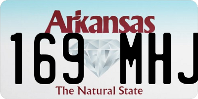 AR license plate 169MHJ