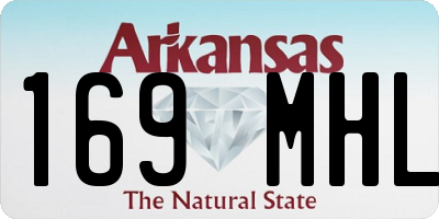 AR license plate 169MHL