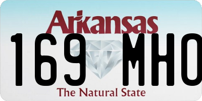 AR license plate 169MHO