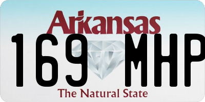 AR license plate 169MHP