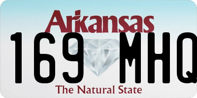 AR license plate 169MHQ