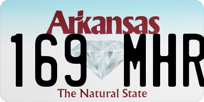 AR license plate 169MHR
