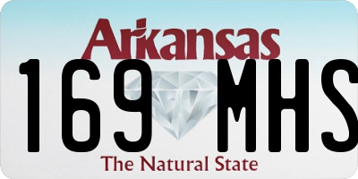 AR license plate 169MHS