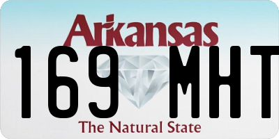 AR license plate 169MHT