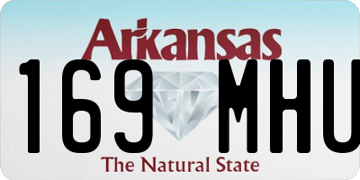 AR license plate 169MHU