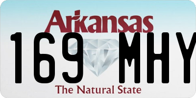 AR license plate 169MHY