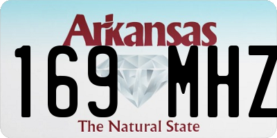 AR license plate 169MHZ