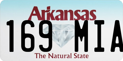 AR license plate 169MIA