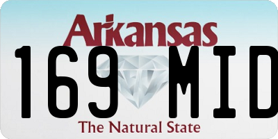 AR license plate 169MID