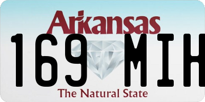 AR license plate 169MIH