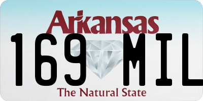 AR license plate 169MIL