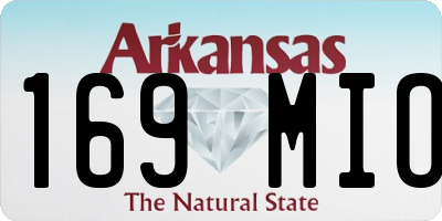 AR license plate 169MIO