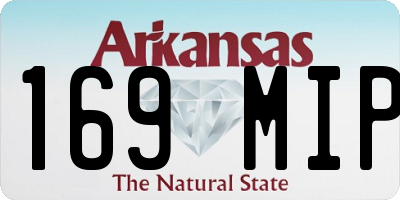 AR license plate 169MIP