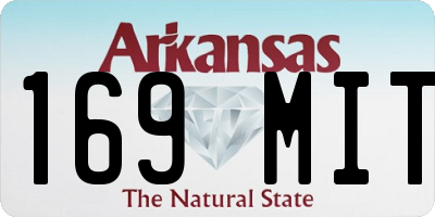 AR license plate 169MIT