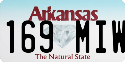 AR license plate 169MIW