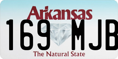AR license plate 169MJB