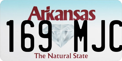 AR license plate 169MJC