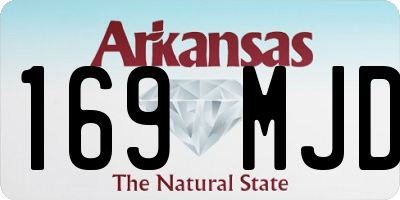 AR license plate 169MJD