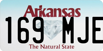 AR license plate 169MJE