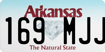 AR license plate 169MJJ