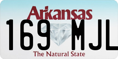 AR license plate 169MJL