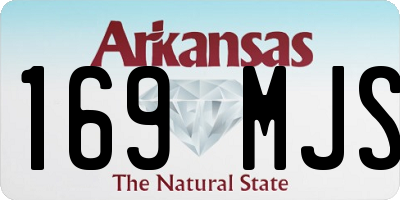 AR license plate 169MJS
