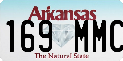 AR license plate 169MMC