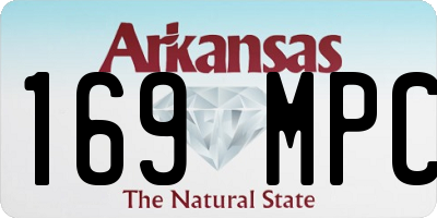 AR license plate 169MPC