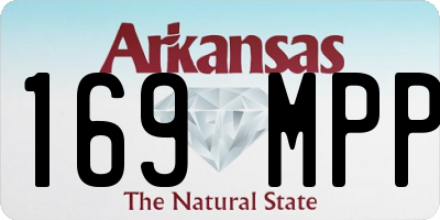 AR license plate 169MPP