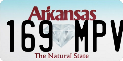 AR license plate 169MPV