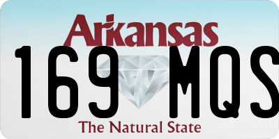 AR license plate 169MQS