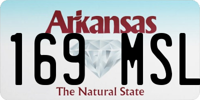 AR license plate 169MSL
