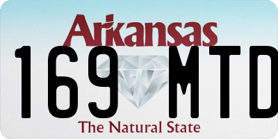 AR license plate 169MTD
