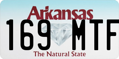 AR license plate 169MTF