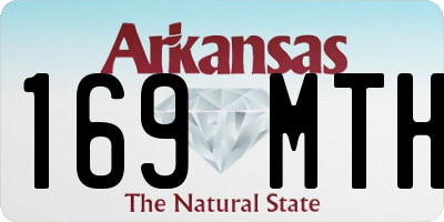AR license plate 169MTH
