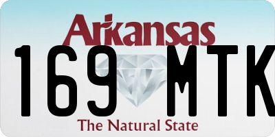 AR license plate 169MTK