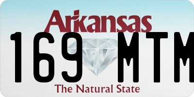 AR license plate 169MTM