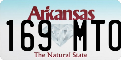 AR license plate 169MTO